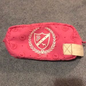 Pink make up bag